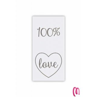 Etichetta adesiva "Love" 1 foglio