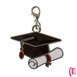 Ciondolo Laurea Tocco nero con moschettone porta chiavi E12042 a partire da 1,22 € 