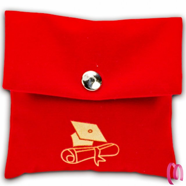 Bustina in velluto rosso portaconfetto per Laurea BRA2424/10 a partire da 0,82 € 
