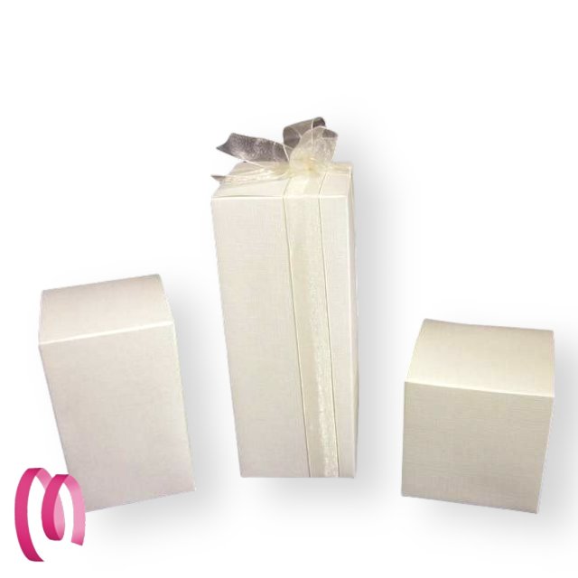 Scatola Pieghevole seta bianca in cartoncino s14066 a partire da 0,43 € 