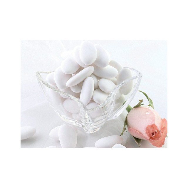 Confetti buratti bianchi mandorle e cioccolato, gusto amarena 1 kg. a soli  12,72 € su Bomboniere Portaconfetti, buratti confetti 