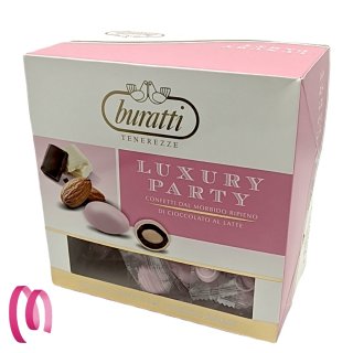 Luxury Box Buratti Confetti Rosa confezione 500 gr