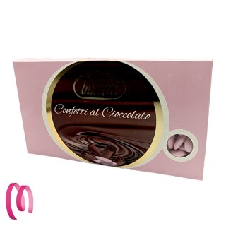 Confetti Buratti Rosa al cioccolato Fondente confezione 1 kg