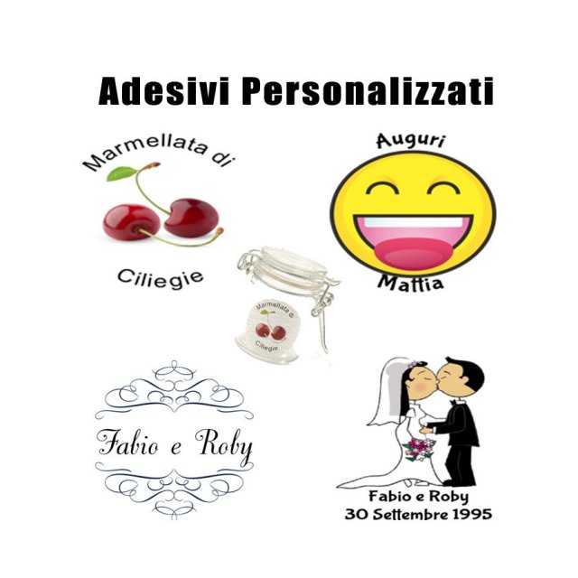 20 adesivi stickers rotondi personalizzati con nomi e disegni di animaletti  per bomboniere segnaposto cerimonie comunione