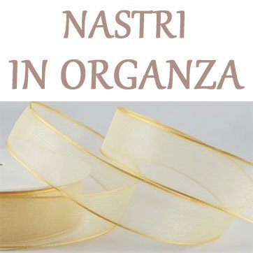 Sun Nastro portaconfetti con Tirante sfumato in Organza Made in Italy per bomboniere e Decorazioni di Ogni Evento Sfumato Carta da Zucchero, 7 
